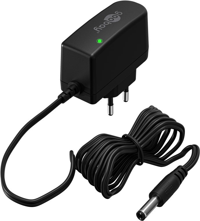Goobay 12-V-Netzteil (12 W / 1,0 A) - mit DC-Stecker 5,5 mm x 2,1 mm