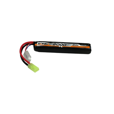 Bonka Airsoft Lipo Akku 2000mAh 2S 7,4V 20C-1-Mini Tam #1