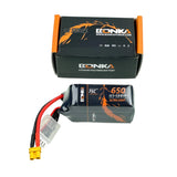 Bonka Lipo Akku 650mAh 14,8V 4S 75C/150C FPV Parcour XT30