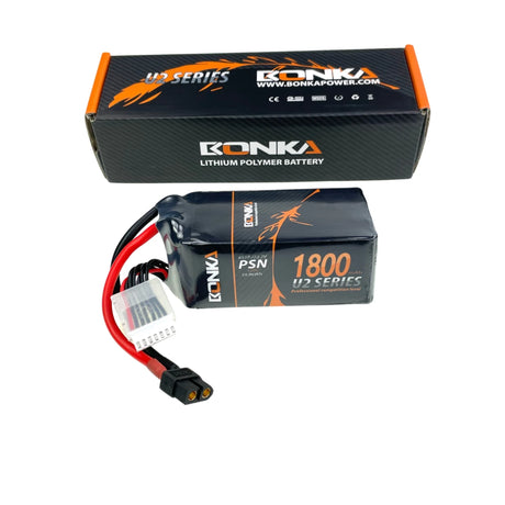 Bonka Lipo Akku 6S 1800mAh 22,2V 120C/240C FPV XT60