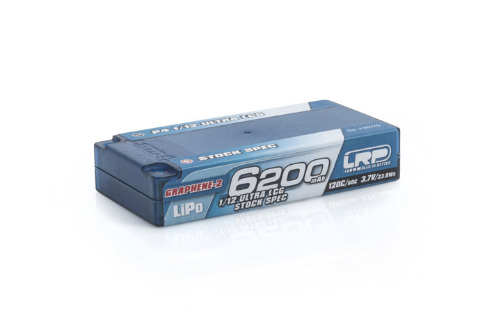 LRP P4 1/12 Ultra LCG Stock Spec GRAPHENE-2 6200mAh Hardcase Akku 3.7V LiPo 120C