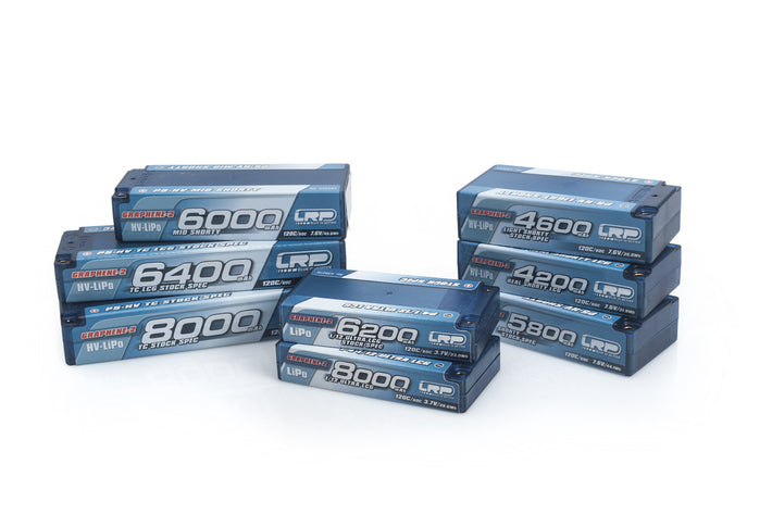 LRP P4 1/12 Ultra LCG Stock Spec GRAPHENE-2 6200mAh Hardcase Akku 3.7V LiPo 120C