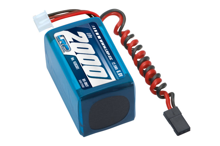 LRP LiFePo 2000mAh RX-Pack 2/3A Hump 6.6V