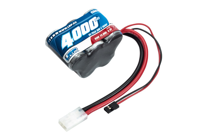 LRP XTEC 1/5 RX-pack Hump SubC NiMH Tamiya/JR 6.0V 4000mAh