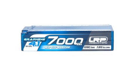 LRP HV Mid Size Modified GRAPHENE- 2S 7000mAh 4.1 7000mAh Hardcase Akku 7.6V LiPo 120C/60C