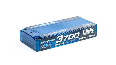 LRP HV Hyper LCG Stock Spec Shorty GRAPHENE-4.1 2S 3700mAh Hardcase 7.6V 135C/65C