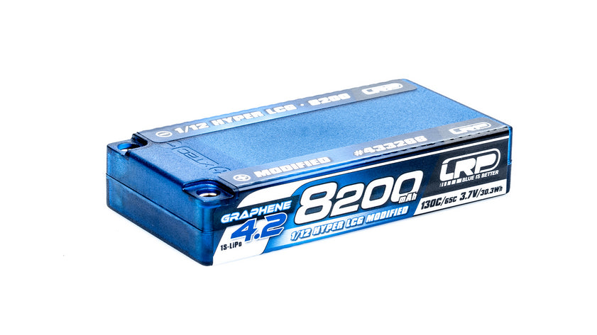 LRP 1/12 Hyper LCG Modified GRAPHENE-4.2 8200mAh Hardcase Akku - 3.7V - 130C/65C