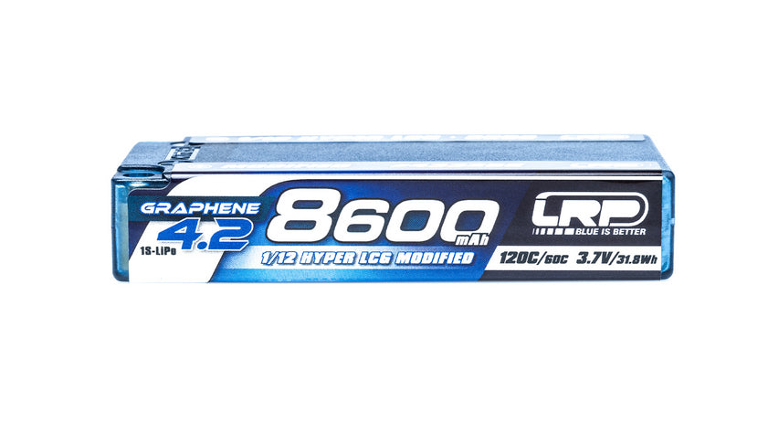 LRP 1/12 Hyper LCG Modified GRAPHENE-4.2 8600mAh Hardcase Akku - 3.7V - 120C/60C