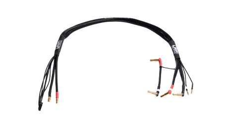LRP 2x 2S-Ladekabel - 60cm - 4mm, XH to 4/5mm, 2mm
