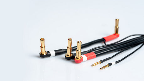 LRP 2x 2S-Ladekabel - 60cm - 4mm, XH to 4/5mm, 2mm