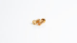 5mm Gold Steckverbinder - WorksTeam - 14mm lang (10 St.)