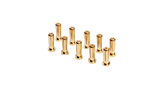 5mm Gold Steckverbinder - WorksTeam - 14mm lang (10 St.)