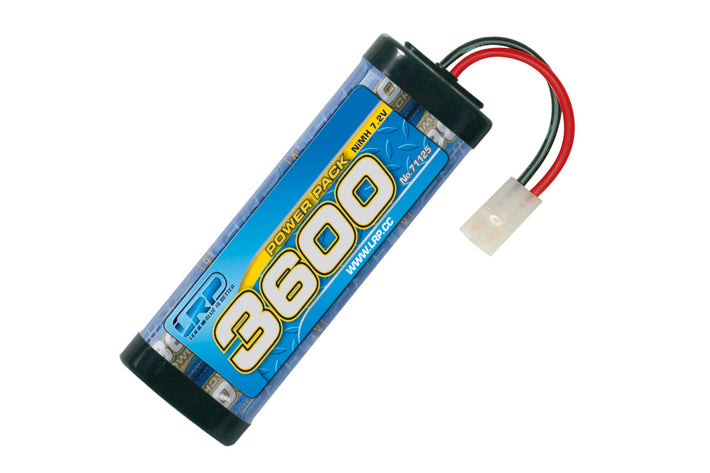 LRP Power Pack 3600mAh 7.2V 6-Zellen Tamiya/JST NiMH