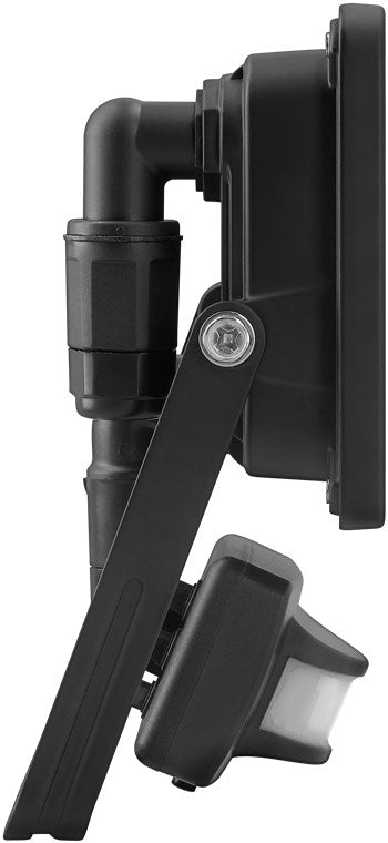 Goobay LED-Außenstrahler, 30 W, mit Bewegungsmelder - mit 2550 lm, neutralweißem Licht (4000 K), PIR-Sensor mit ON-/OFF-Funktion und M16-Kabelverschraubung, für den Außeneinsatz geeignet (IP44)
