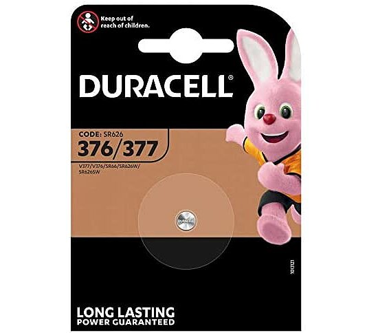 Duracell Uhrenknopfzelle 377 376 D377/V377/SR66 1 Stück