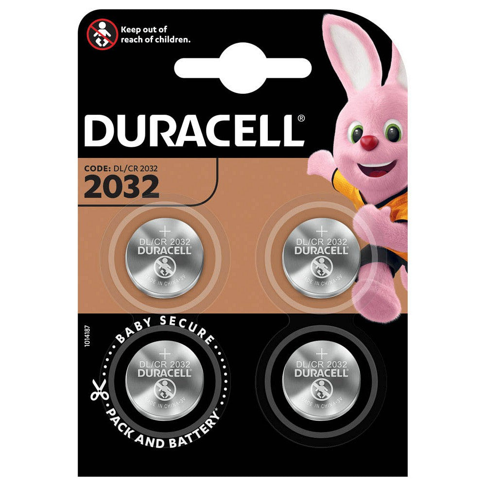 Duracell Lithium-Batterie 2032 - 3V - DL2032/CR2032 4 Stück im Blister