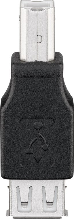 Goobay USB 2.0 Hi-Speed Adapter USB 2.0-Buchse Typ A auf USB 2.0-Stecker Typ B