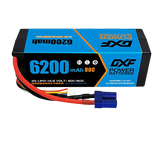 DXF 4S 6200mAh 14,8V 80C EC5 Hardcase Lipo Akku