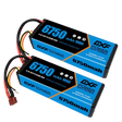 DXF 3S 6750mAh 11,1V 100C Deans Hardcase Lipo Akku (2 Stück)