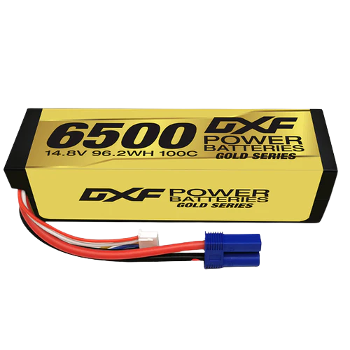 DXF 4S 6500mAh 14,8V 100C GoldSeries Graphene Hardcase Lipo Akku
