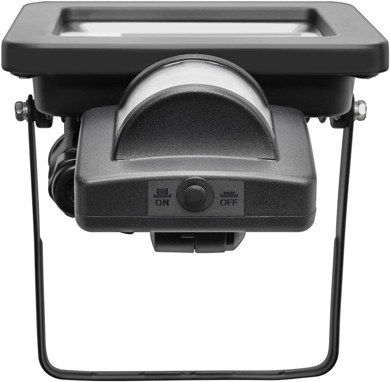 Goobay LED-Außenstrahler, 30 W, mit Bewegungsmelder - mit 2550 lm, neutralweißem Licht (4000 K), PIR-Sensor mit ON-/OFF-Funktion und M16-Kabelverschraubung, für den Außeneinsatz geeignet (IP44)