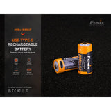 Fenix 16340 (R123A) 800mAh 3,7V ARB-L16-800UP Li-Ion Akku USB-C