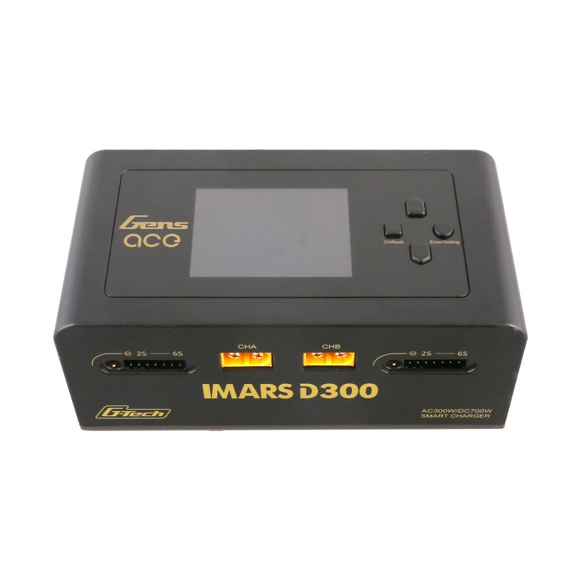 Gens Ace IMARS D300 G-Tech Channel AC/DC 300W/700W RC-Akkuladegerät - UK Weiß