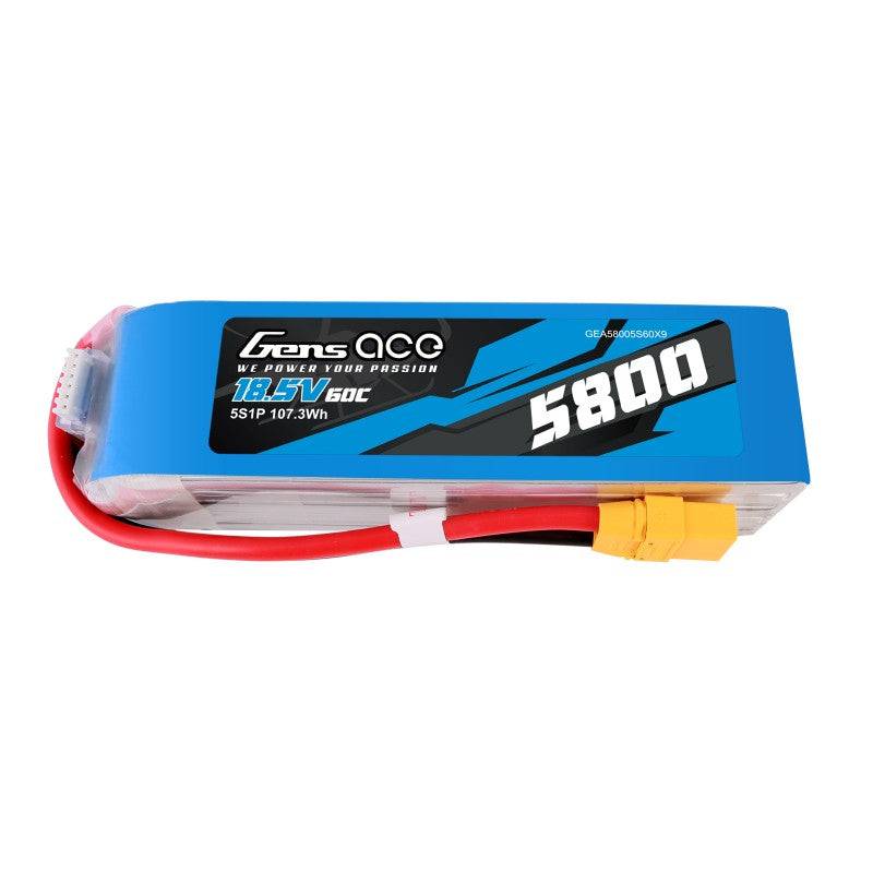 Gens Ace 5S 5800mAh 60C 18,5V 5S1P XT90