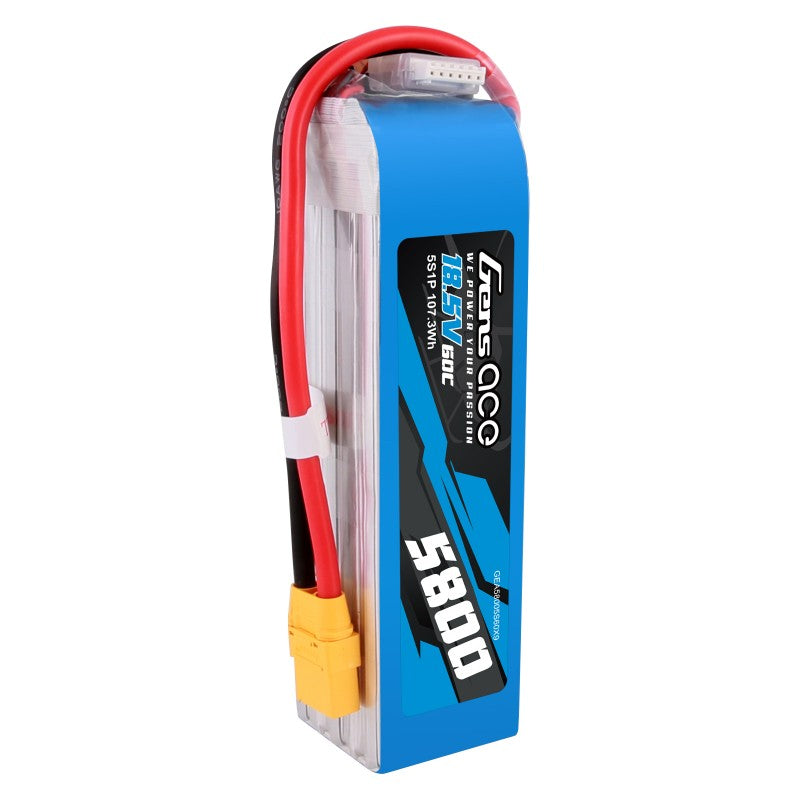 Gens Ace 5S 5800mAh 60C 18,5V 5S1P XT90