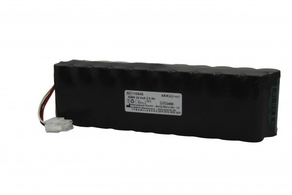 AccuCell NiMH Akku passend für Hill Rom Lifter Liko/ Golvo 8000/ 8008 24 Volt 2,5 Ah O.Nr.: 2006107 - 4 pol. Stecker CE Konform