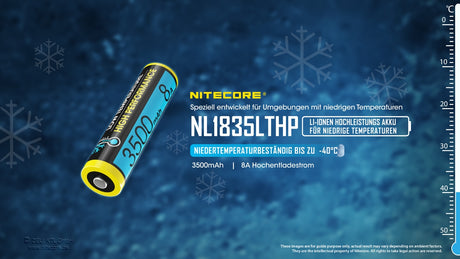 Nitecore Li-Ion Akku Typ 18650 - 3500mAh LTHP, Low Temperature