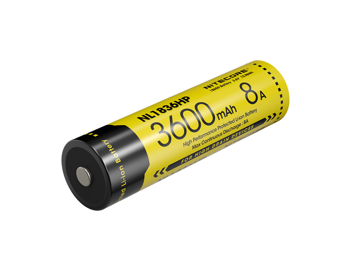 Nitecore Li-Ion Akku 18650 - 3600mAh - NL1836HP