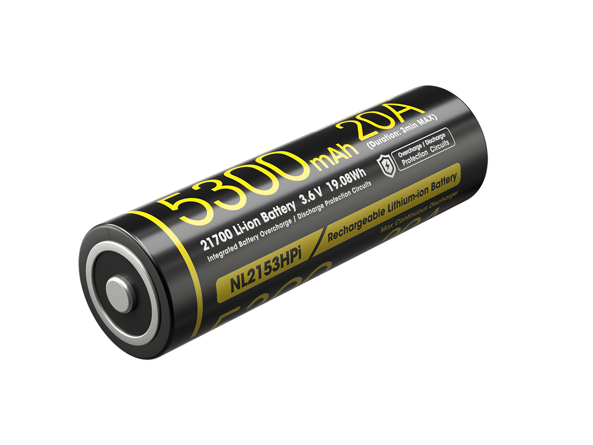 Nitecore Li-Ion Akku 21700, 5300mAh, NL2153HPi