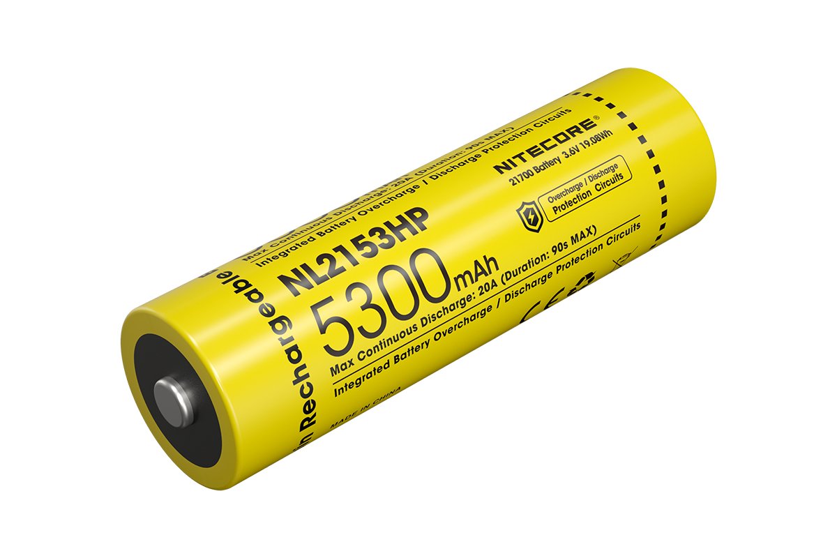 Nitecore LI-Ion Akku 21700, 5300mAH, NL2153HPNitecore