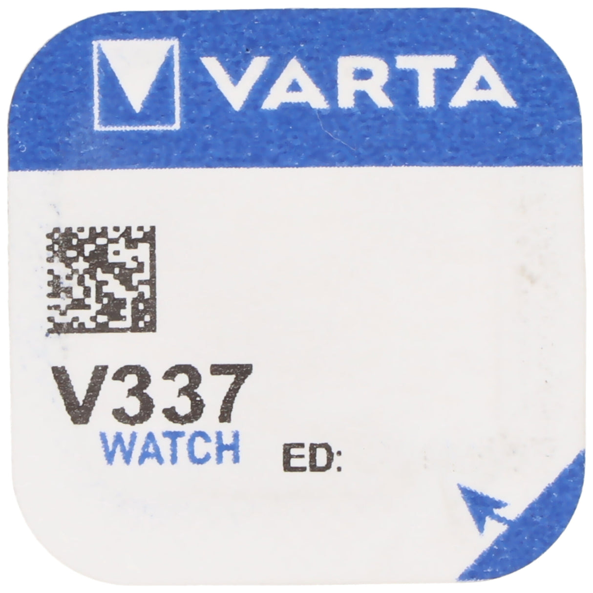 Varta 337, Varta V337, SR416SW Knopfzelle für Uhren etc.