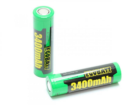Pichler Li-Ion Akku 18650 Flattop 3400 – 3,7 V / 3400mAh, 65,2x18,3mm