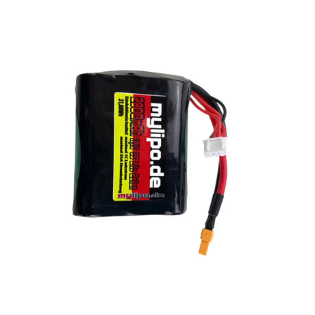 Mylipo Li-Ion Akku Rundzelle Molicel INR18650-P28A, 2800mAh 35A Li-Ionen-Akku, 11,1V XT30 Flatpack