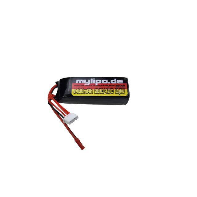 Lipo Akku 1400mAh 11,1V 3S 20C/40C JST-Female