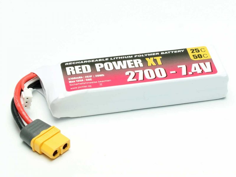 2700mAh / 2S / XT60