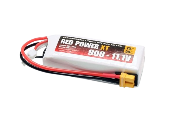 Pichler RED POWER XT LiPo Akku 900 mAh – 11,1 V 3S1P mit XT30 Stecker
