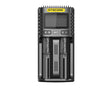 Nitecore UMS2 USB-Schnell-Ladegerät QC 2.0 kompatibel für Li-Ion Akkus