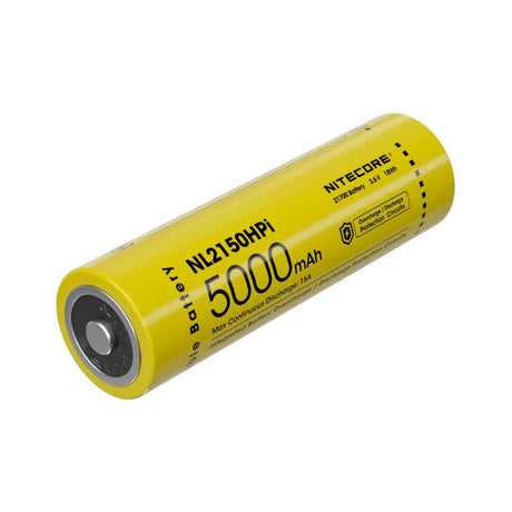 NiteCore 21700 NL2150HPI - 5000mAh, 15A, Li-Ionen 3,6V - PCB geschützt