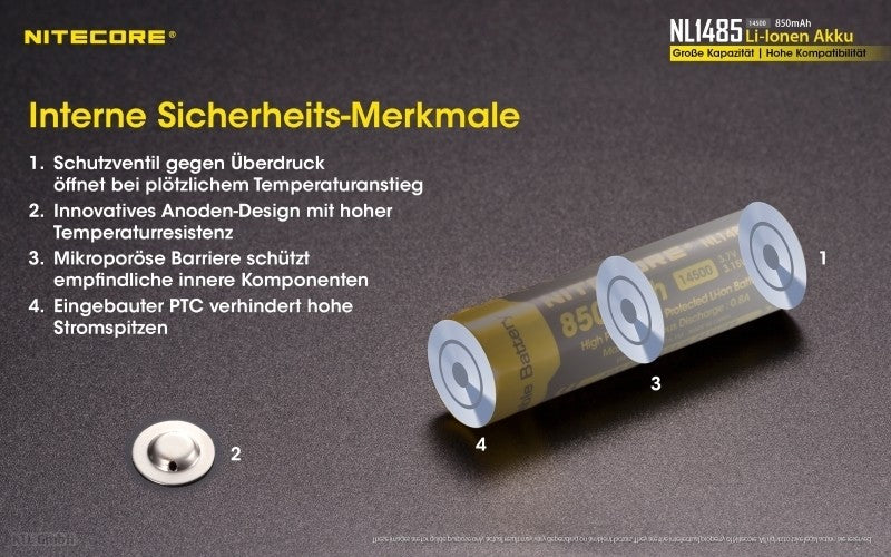 850mAh