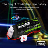 Ovonic Air 2S 1000mAh 50C 7,4V JST Lipo Akku (2 Stück)