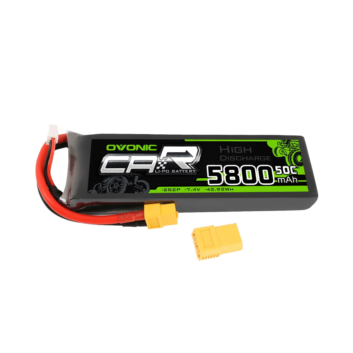 5800mAh / 2S / XT60 & TRX