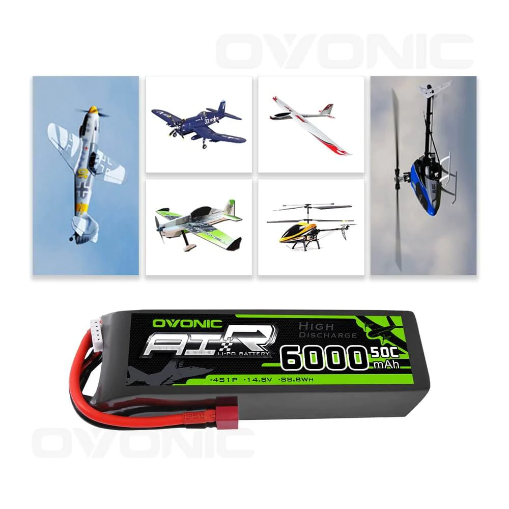 Ovonic Air 4S 6000mAh 14,8V 50C Deans LiPo Akku