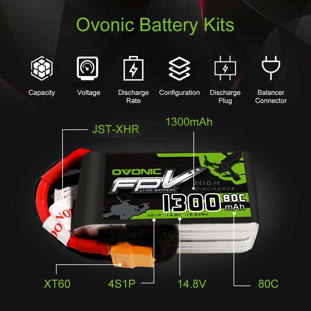 1300mAh / 4S / XT60