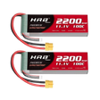 HRB 3S 11,1V 2200mAh 100C Lipo-Akku mit XT60-Stecker (2 St. )