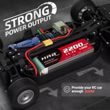 HRB 3S 11,1V 2200mAh 100C Lipo-Akku mit XT60-Stecker (2 St. )
