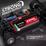 HRB 3S 2200mAh 11,1V 100C LiPo-Akku mit Deans T-Stecker (2 St.)